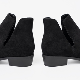 Seastar Fekete csizma kivágásokkal 1