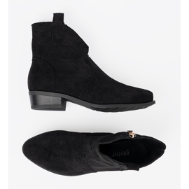 Seastar Fekete csizma velúr cowboy csizma 2