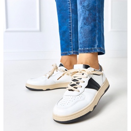 Fehér és fehér női marcella cipők 2