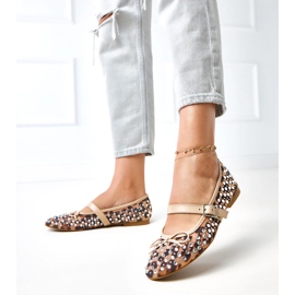 Leopard háló -balerinák elasid kristályokkal sokszínű 2
