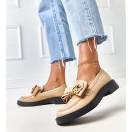 Bézs cipők íj és teriwa medve 2