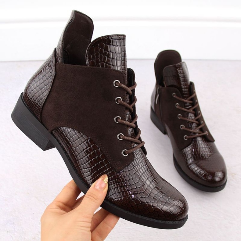 Vinceza VinZ Boots 16477 -ben január348B barna 1