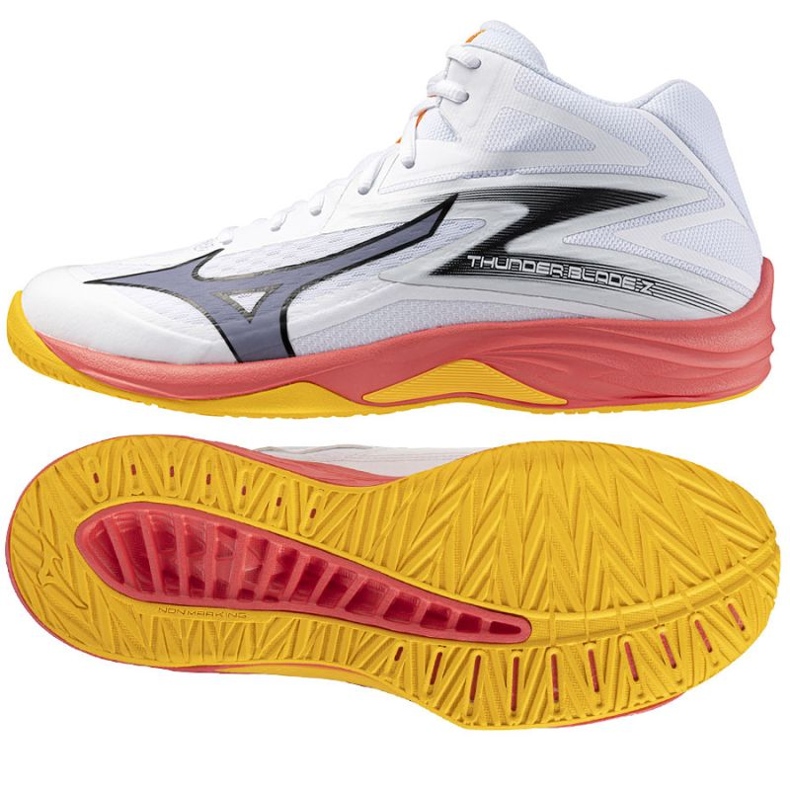 Mizuno Thunder Blade cipő közepes V1GA237598 fehér 1 Mizuno Thunder Blade cipő közepes V1GA237598 fehér 1