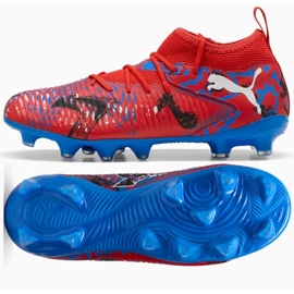 Puma Future 8 Match Playmakers JR FG/AG 108750-01 cipő piros 1
