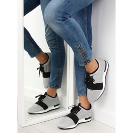 Szürke 16-515 szürke sportcipő fekete 1