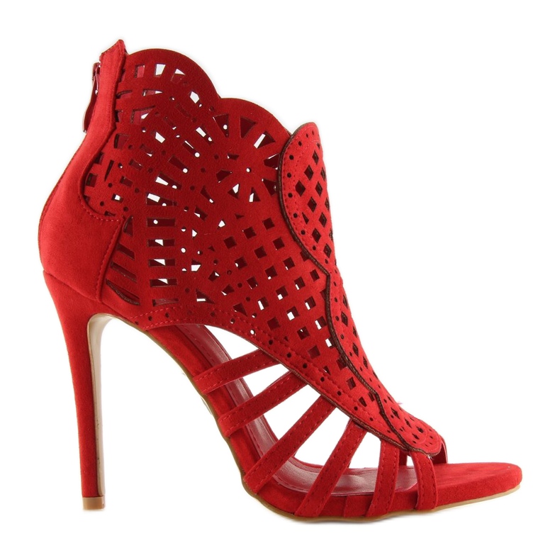 Nyitott orrú piros nyitott orrú csizma M286 Red 1