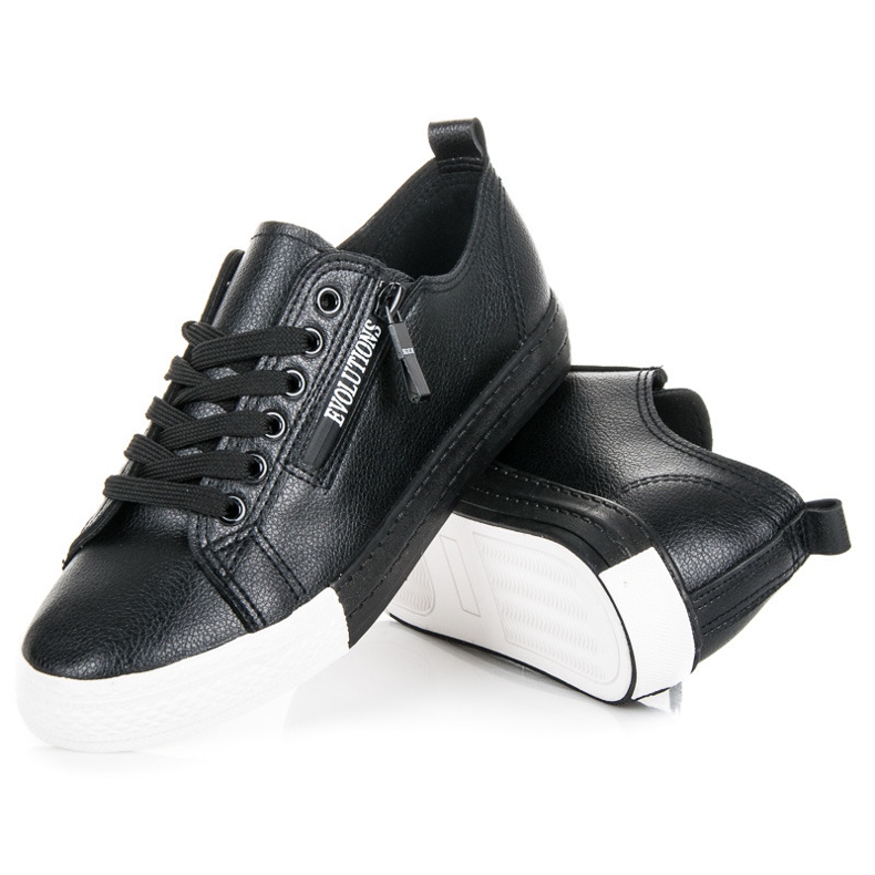 Cipők a platformon fekete 2