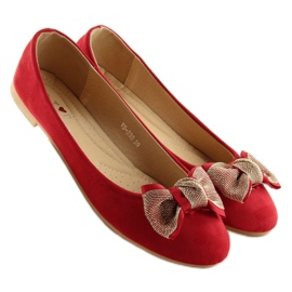 Klasszikus piros női balerina vs-330 Red 1