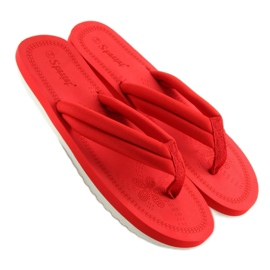 Piros Női piros flip-flop CK38 piros 2