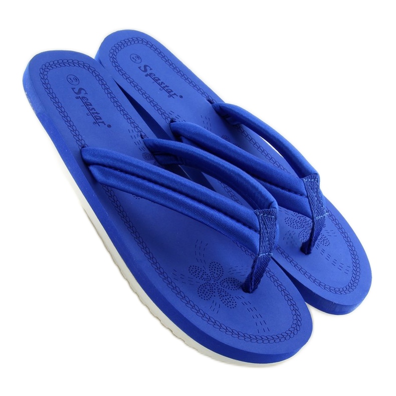 Női sötétkék CK38 kék flip-flop 2