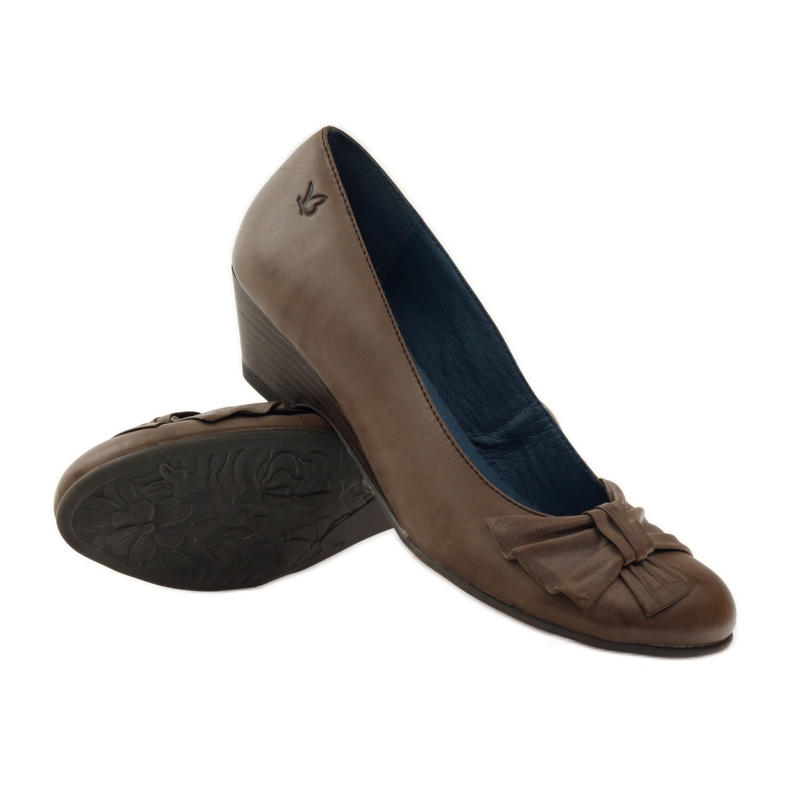 Női pumpák Caprice 22307 masnival barna sokszínű 3