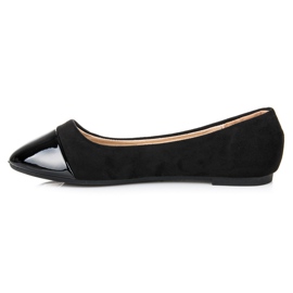 Seastar Lakkozott orrú balerinák fekete 2