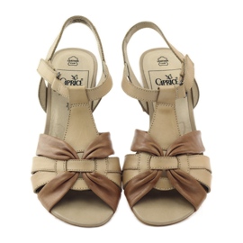 Caprice szandál női cipő 28205 barna 4