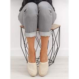 Bézs női espadrillák BB10P bézs 2