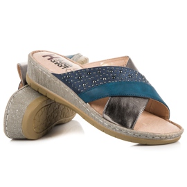 Kylie Alkalmi papucs kék 1