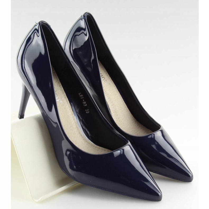Női sötétkék pumpák LEI-83 Blue 1