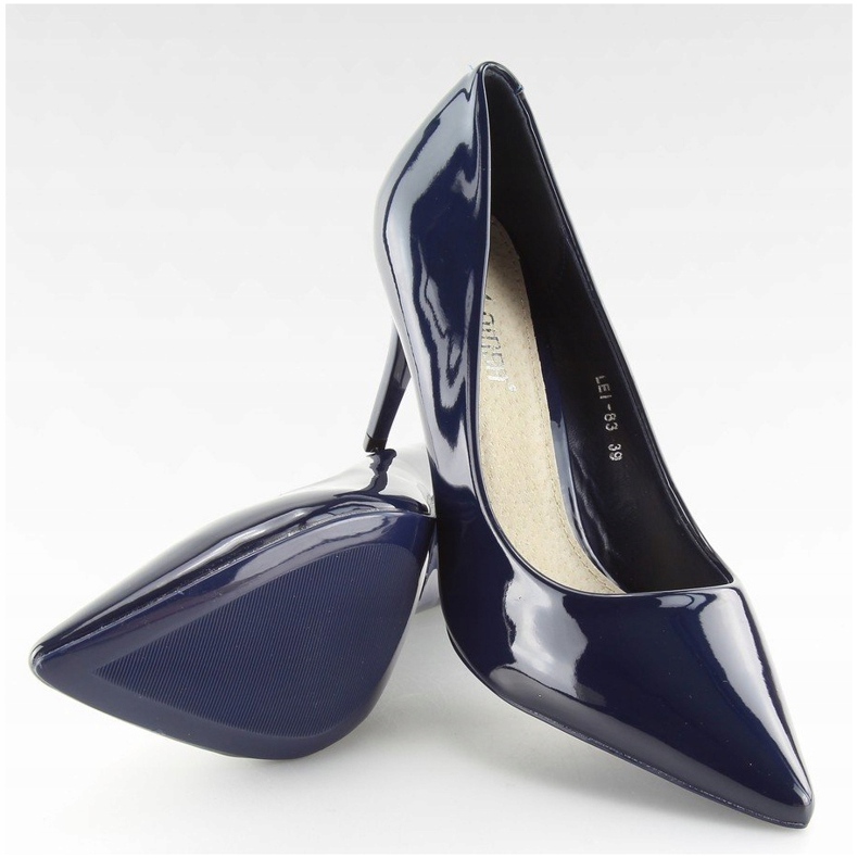 Női sötétkék pumpák LEI-83 Blue 2