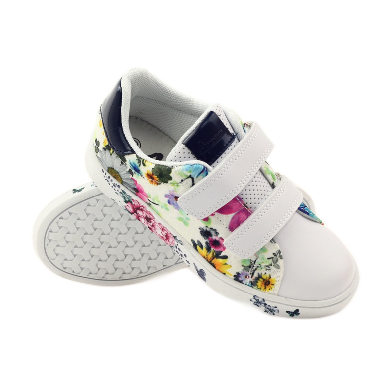 American Club Amerikai tornacipő bőr talpbetéttel sokszínű fehér 3