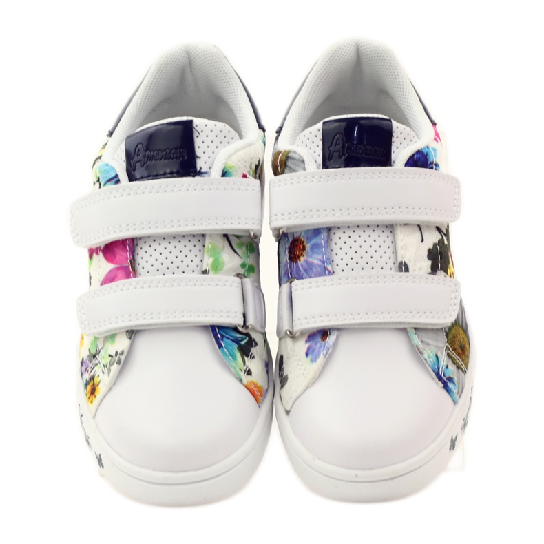 American Club Amerikai tornacipő bőr talpbetéttel sokszínű fehér 4