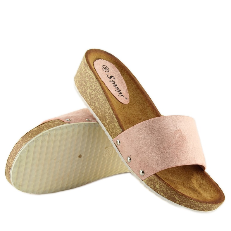 Pink Női rózsaszín papucs CK05P rózsaszín 1