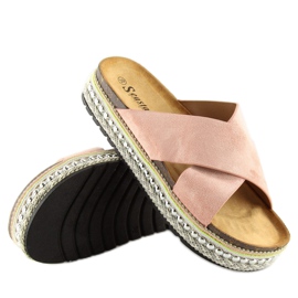 Pink Női rózsaszín papucs CK15P rózsaszín 1
