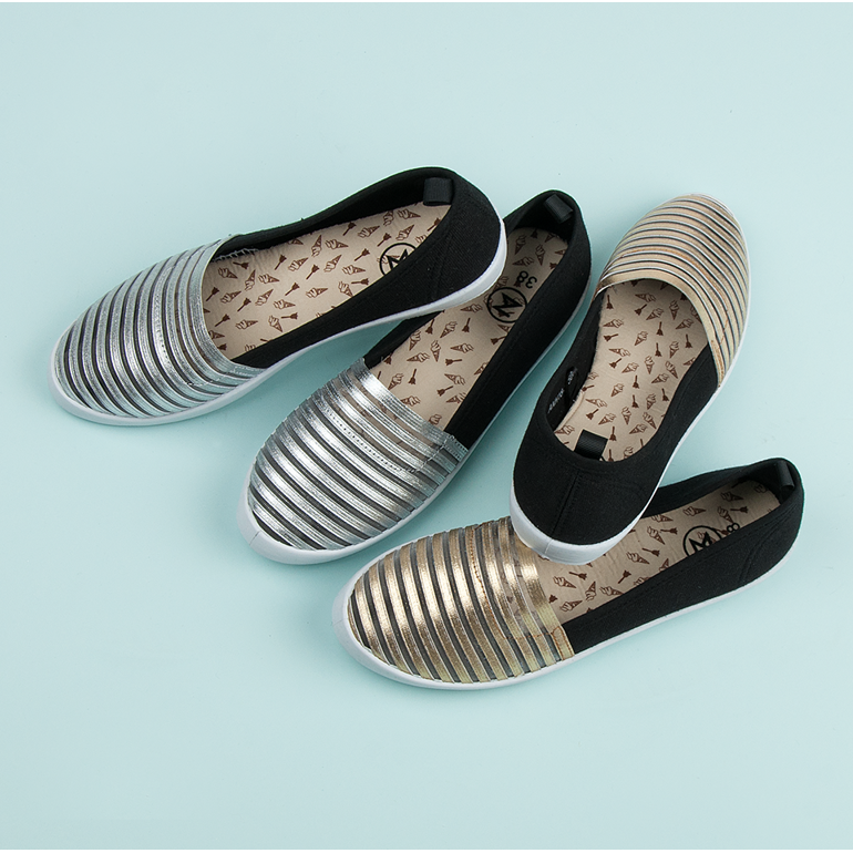 Mckeylor Fekete és arany slip a tornacipőn sárga 1 Mckeylor Fekete és arany slip a tornacipőn sárga 1