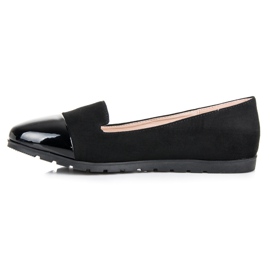 Vinceza Lordsy lakkozott lábujjjal fekete 1