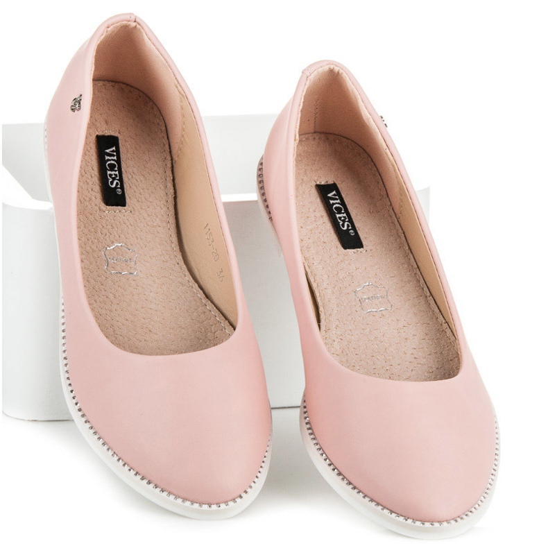 Vices Rózsaszín balerinák strasszokkal 2
