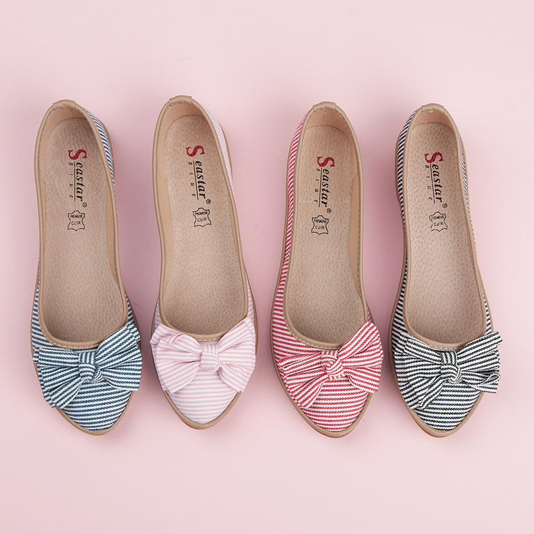 Seastar Bordás balerinák masnival rózsaszín 1