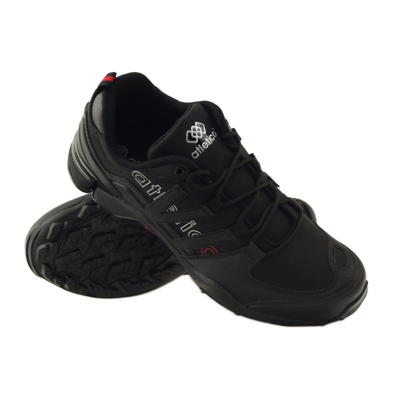 Fekete Atletico 8003 edzőcipő 3