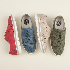 Kylie Áttört espadrillák bézs 1