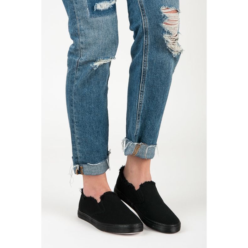 Seastar Fekete Slipons 2