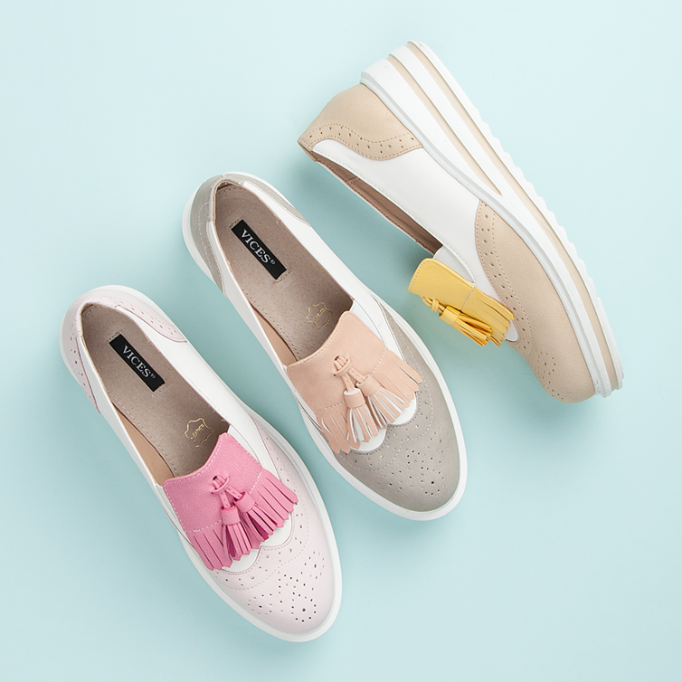 Női boho vices cipő barna 1