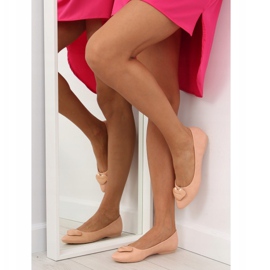 Női édes ajkak bézs balerina FM217-6 Nude 2