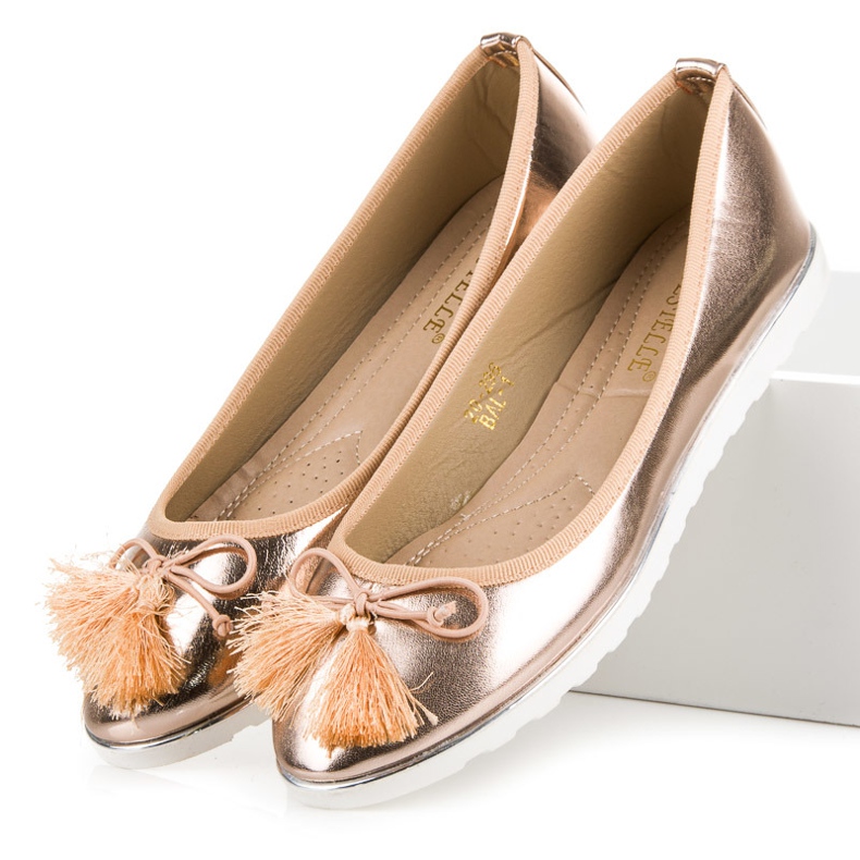 Bestelle Rózsaszín balerinák rojtokkal 2