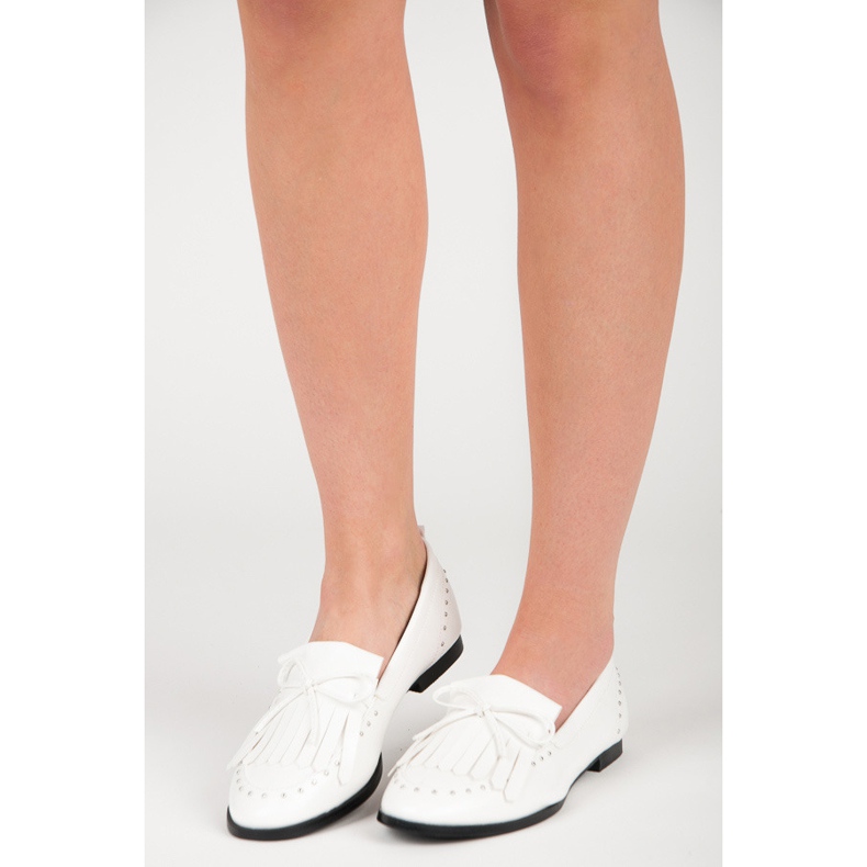 Seastar Stílusos mokaszinok tavaszra fehér 1