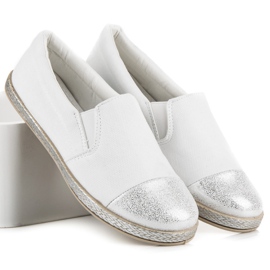 Mtt Sport Fehér espadrillák csúsznak 1 Mtt Sport Fehér espadrillák csúsznak 1