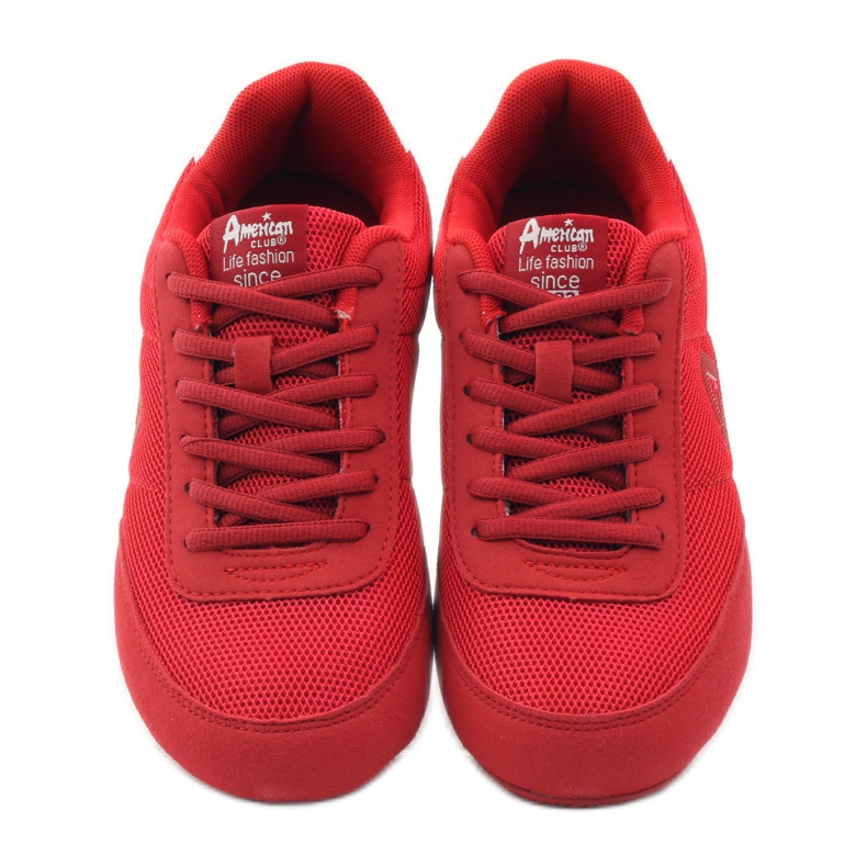 American Club Amerikai 7066 red jogging sport fehér piros 4