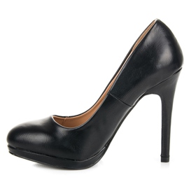 Seastar Klasszikus fekete sarkú cipő 3