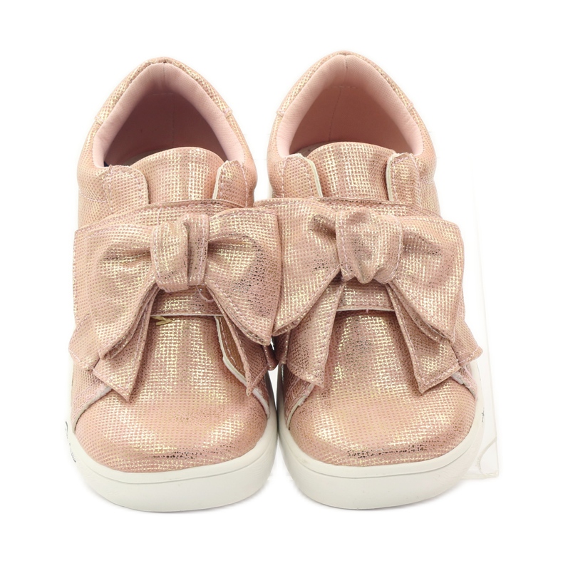 American Club Amerikai 17386 rózsaszín tornacipő sárga 4