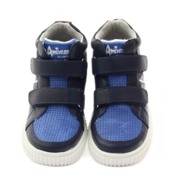 American Club Amerikai 17155 sportcipő sötétkék piros kék 4