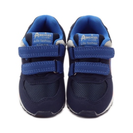 American Club Amerikai 15110-es tornacipő sötétkék narancssárga 4