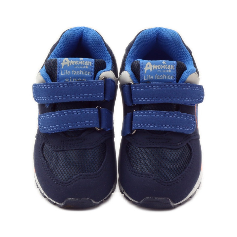 American Club Amerikai 15110-es tornacipő sötétkék narancssárga 4