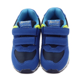 American Club Amerikai 15110-es tornacipő zöld kék 4