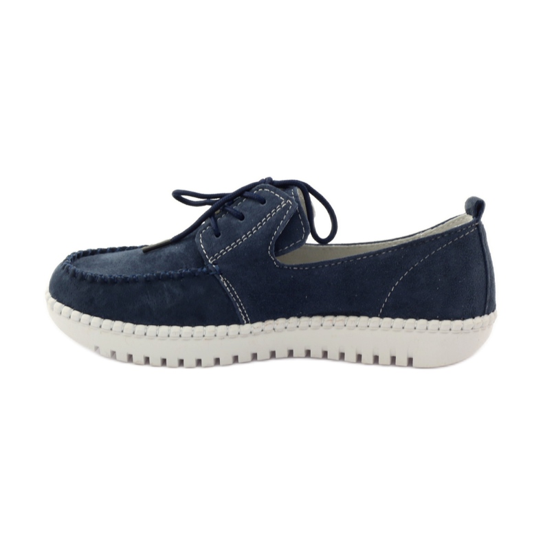Bőr Creepers cipő Filippo 020 sötétkék 2 Bőr Creepers cipő Filippo 020 sötétkék 2