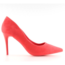 Női korall tűsarkú GF-JX78 Fuchsia rózsaszín 2