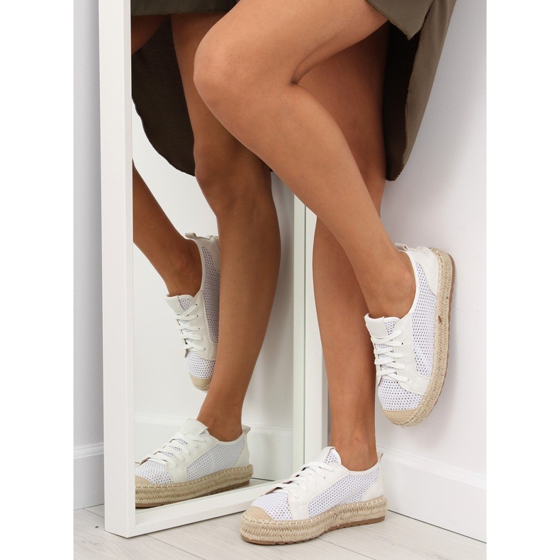 Fehér espadrilles tornacipő BB06P Fehér 1
