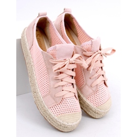 Rózsaszín BB06P Rózsaszín espadrilles cipők 1