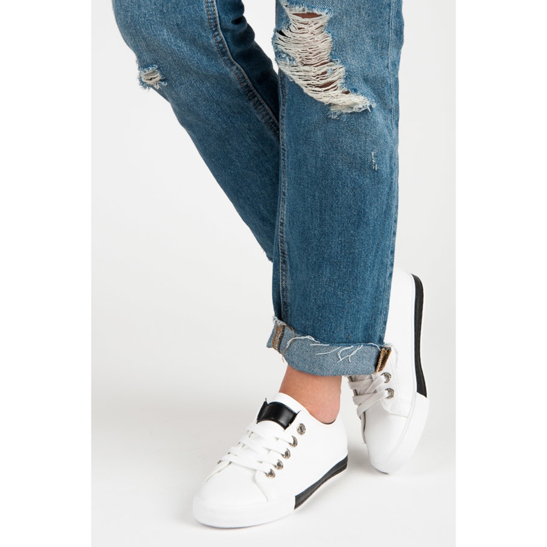 Fűzős cipők fehér 2