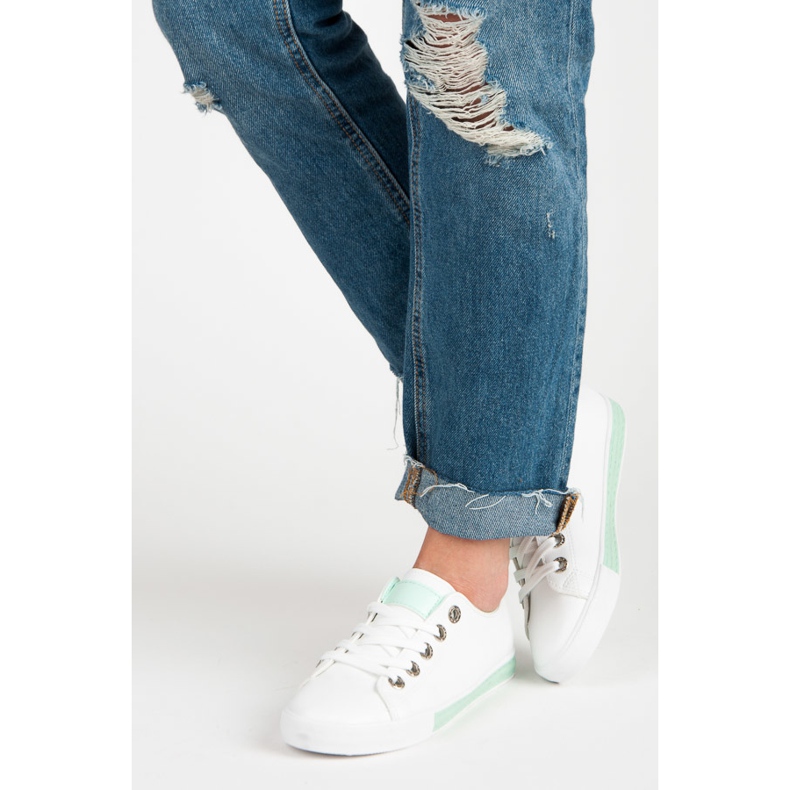 Fűzős cipők fehér 2